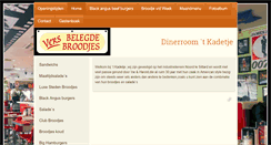 Desktop Screenshot of kadetje.nl